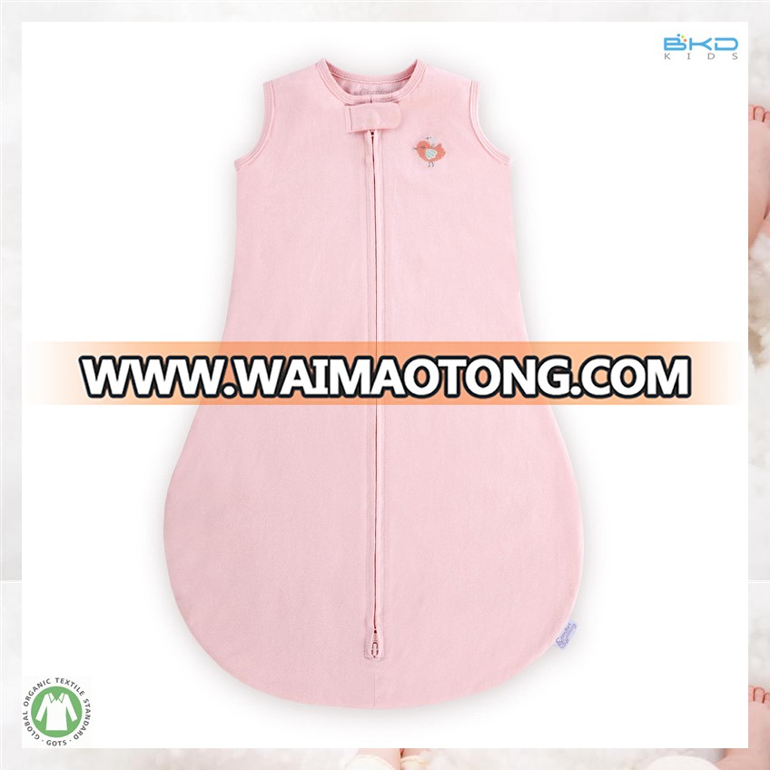 Plain Cotton Baby Garments Velour Baby Sleeping Sack