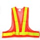 Triangle Reflective Safety Vest (Orange) .